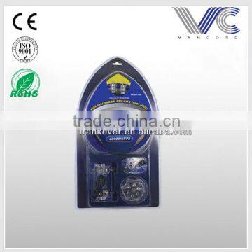 high level Car Amp Wiring Kit 0AWG with distribution block inside