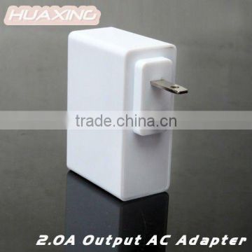 HOT! Two USB Travel Charger DC 5V/2A, Portable Charger for Mobilephones