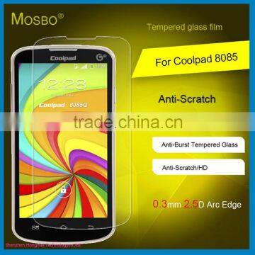 Mobile phone tempered glass film/screen protector for Coolpad 8085