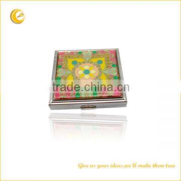 Epoxy foldable square pocket mirror