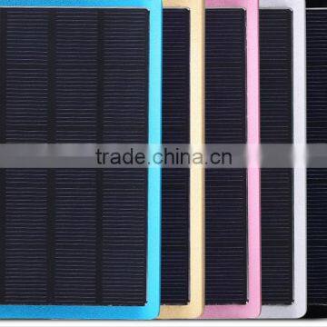 2015 Newest 10000mah Capacity Solar Power Bank