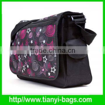 Sublimation pattern school bag for teenage messenger bag