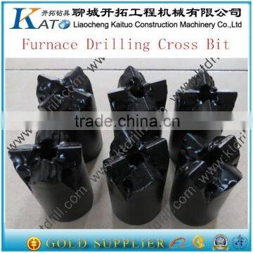 KT Furnace Tapping Cross Drilling bits R32 R38 T38