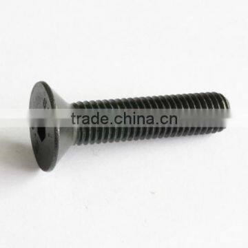 DIN7991 Black oxide Hexagon socket countersunk head screws