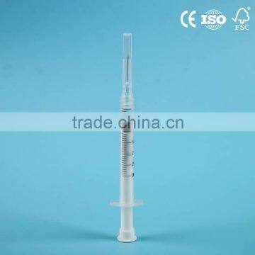 3ml luer lock disposable retractable safety syringe