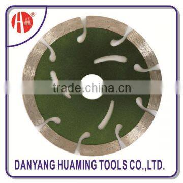 Danyang Huaming Turbo Segment Diamond Flush Cut Saw Blade with Reinforce Protecting Teeth