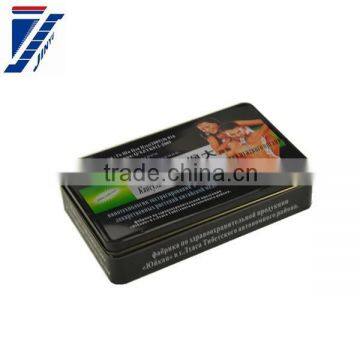 empty box for health care prodocucts 0.23mm tinplate health tin box