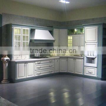 Retro White Bake Painting Kitchen Cabinets