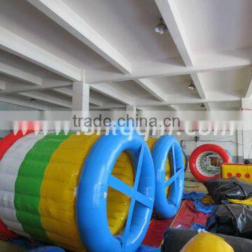 Exciting water game pvc inflatable water roller