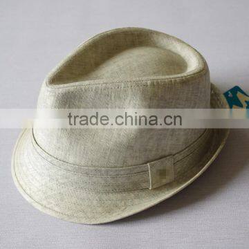 Multiple Colours for Men's Fashion Design Coating Linen Blank Top Hats photo-3