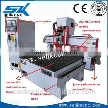 CNC ATC board carving machine 1325 with Jinan China trustable quality and full system after sale service