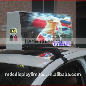 taxi top led display, ,960mm * 320mm,wide view angle,5mm smd high clear taxi sign, 5m-100m view distance,high clear,192*64 pixel