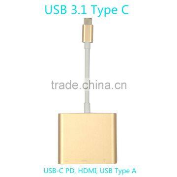 4K USB Type-C USB-C to Digital AV Multiport Adapter OTG USB 3.0 Female