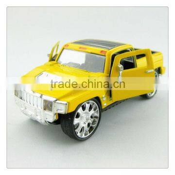 YL1032I pull back door opening 1:32 diecast toy model truck