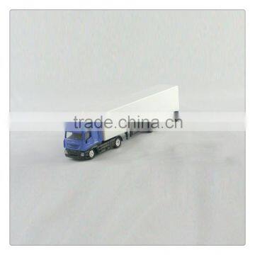 New Diecast Truck Model,metal Scale Truck Toy,1:87 Model Truck and Trailer