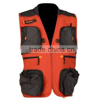 Custom Men's Sleeveless Fishing Wear, Outdoor Sports Fishing Vest for Women