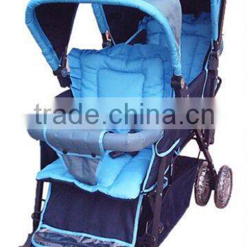 Twins Baby Stroller/Baby Pushchair/Baby Pram/Baby Carriage For Sit And Lay