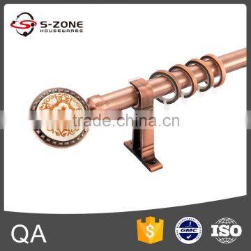 Good quality 28mm curtain rod with accessories iron rod