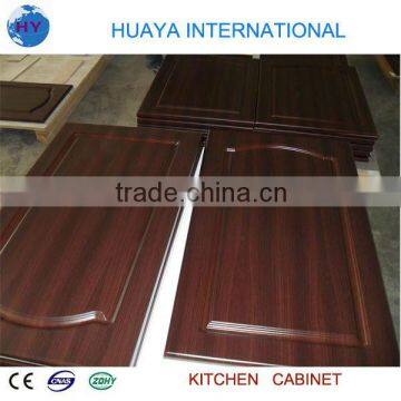 BLACK WALNUT PVC DOOR EUROPEAN STYLE KITCHEN CABINET