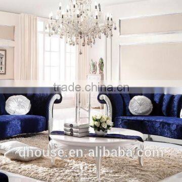 Solid Wood Arm Beautiful Fabric Sofa AL021 photo-2