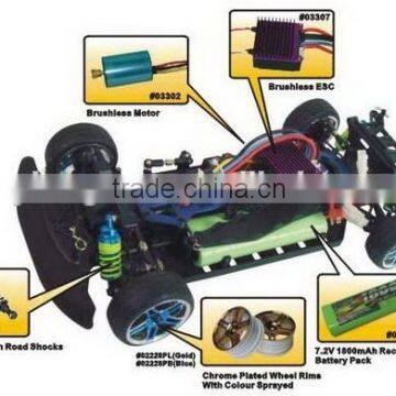 Factory Price Electric RC 1/10 Car Brushless Profession