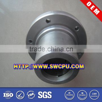 Customzied cnc machining flange metal sleeve bushing