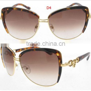 Metal feet round box The new metal sunglasses Foreign trade export glasses