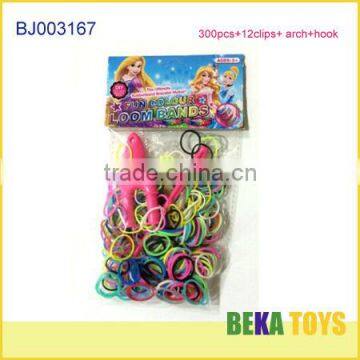 Funny disny diy rubber loom band kit 300pcs