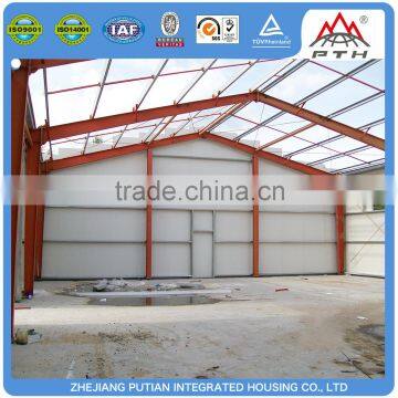 Cheap modular glavnized steel structure warehouse