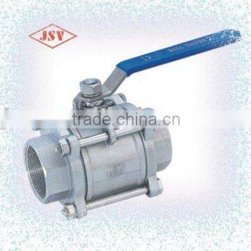 3pc API Stainless Steel Ball Valve