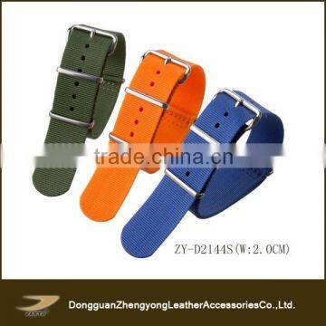 Wholesale stylish canvas nato watch strap, watch band strap