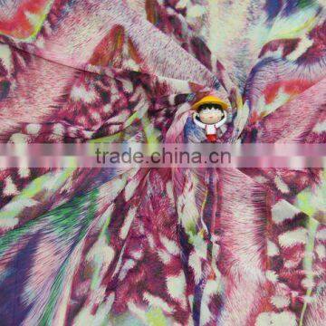 100% Polyester Tulle printed fabric