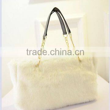 new arrival top fashion attractive women faux fur bag