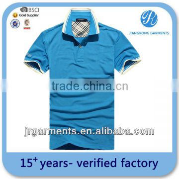 double mercerized cotton polo shirt