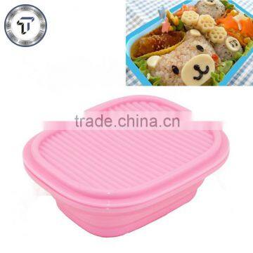 Eco-friendly food grade collapsible silicone bowl