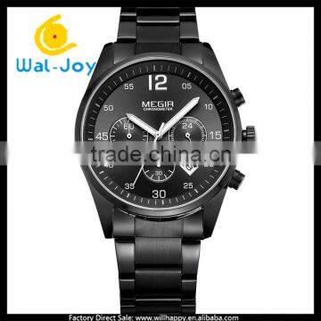 WJ-5495 Megir with calendar feature small dial can work vogue business waterproof watch