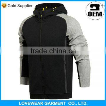 OEM Custom Design Print Embroidery pattern French Terry Zipper Pullover Hoodie