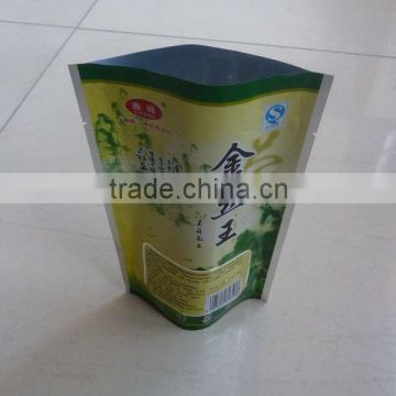 Aluminum Foil Stand Up Pouch For Tea