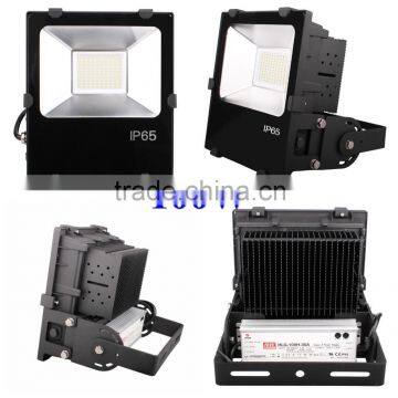 Hot Sale 5 years warranty PhilipsSMD Meanwell driver IP65 Waterproof 150w 120w 100w led flood lights for Garage