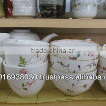 High quality / fashionable / inexpensive used glass tableware TC-002-78 distributed in Japan