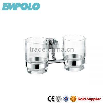 Empolo stainless steel bathroom double tumbler holder 92705B