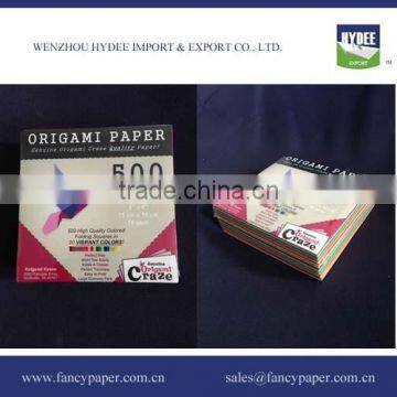 20 Colors 70gsm Origami Paper for handcraft