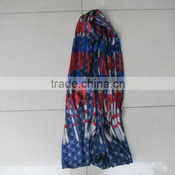 Hangzhou flower printed silk scarf 110*180cm silk scarves pakistan