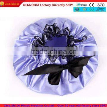 New design lady silk shower cap