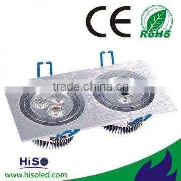 CE,ROHS High Power with Epistar chip Led Square Downlight