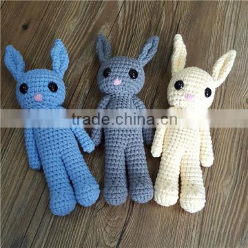 Crochet stuffed Easter amigurumi Bunny toy