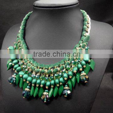 Luxury Crystal Party Necklace Vintage Jewelry Water Drop Collar Necklace New Design 2015 photo-4