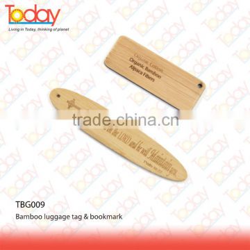 ECOZONE 15 years experience new eco bamboo wooden bookmark