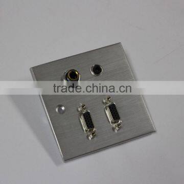 Smart Home OEM 86 Type Brushed Aluminum Fiber Panel photo-4