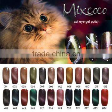 2016 wholesale Mixcoco nail gel polish/uv gel polish/cat eyes gel nail polish